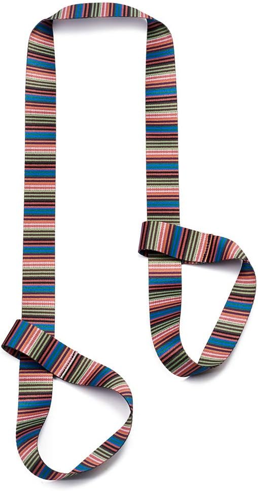 Yoga Mat Strap, Adjustable Durable Yoga Mat Carrier & Stretching Strap, Multiple Color Choices