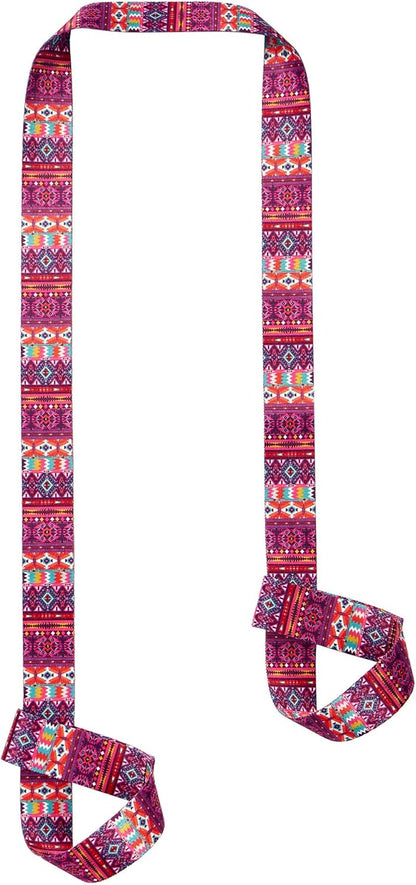 Yoga Mat Strap, Adjustable Durable Yoga Mat Carrier & Stretching Strap, Multiple Color Choices