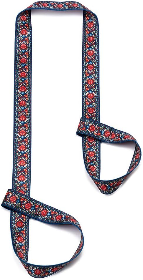 Yoga Mat Strap, Adjustable Durable Yoga Mat Carrier & Stretching Strap, Multiple Color Choices