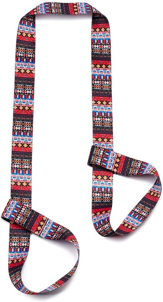 Yoga Mat Strap, Adjustable Durable Yoga Mat Carrier & Stretching Strap, Multiple Color Choices