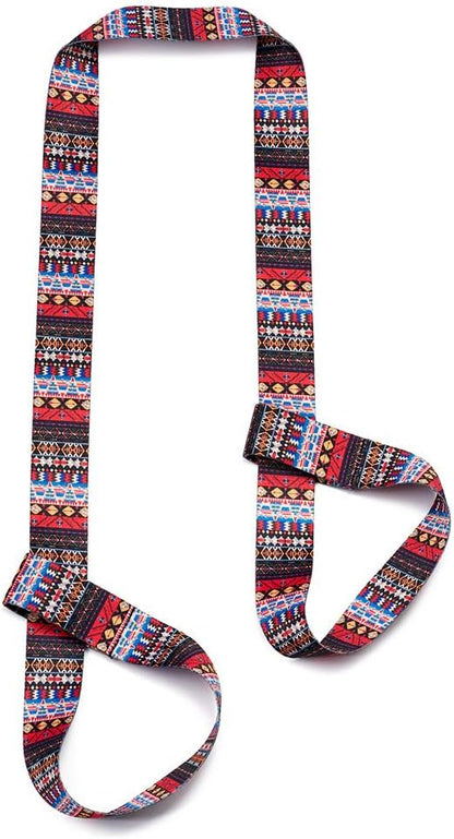 Yoga Mat Strap, Adjustable Durable Yoga Mat Carrier & Stretching Strap, Multiple Color Choices