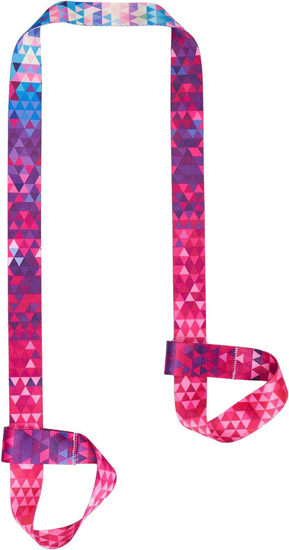Yoga Mat Strap, Adjustable Durable Yoga Mat Carrier & Stretching Strap, Multiple Color Choices