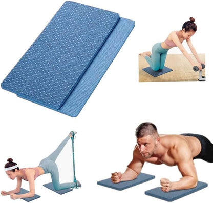 Exercise Knee Pad Cushion, 2 PCS Comfortable Non-slip Yoga Knee Pads Sports Balance Knees Pad Cushion, Extra Padding Yoga Mat Knees Support Pad Yoga Kneeling Pads for Protecting Knee Ankle Elbow Wrist