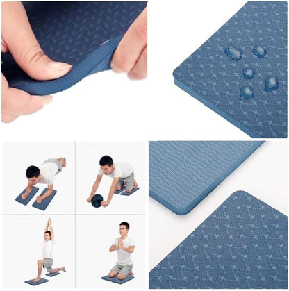 Exercise Knee Pad Cushion, 2 PCS Comfortable Non-slip Yoga Knee Pads Sports Balance Knees Pad Cushion, Extra Padding Yoga Mat Knees Support Pad Yoga Kneeling Pads for Protecting Knee Ankle Elbow Wrist