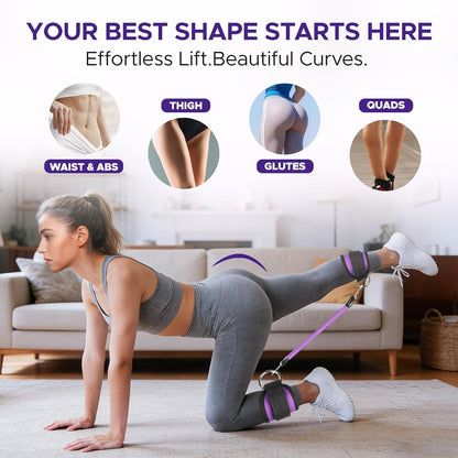 Pilates Ring Kit for Women, Pilates Equipment Accessories, Home Workout Set with Magic Circle, Mini Exercise Ball, Ankle Resistance Bands & Yoga Socks, for Fitness, Toning & Better Me Gifts