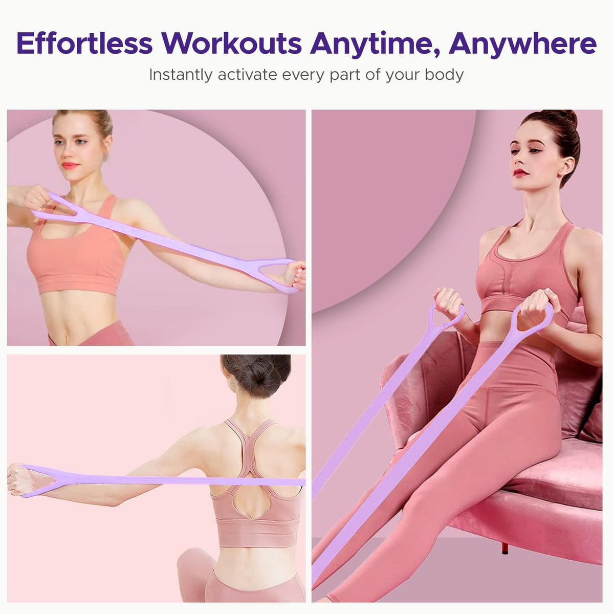 Pilates Ring Kit for Women, Pilates Equipment Accessories, Home Workout Set with Magic Circle, Mini Exercise Ball, Ankle Resistance Bands & Yoga Socks, for Fitness, Toning & Better Me Gifts