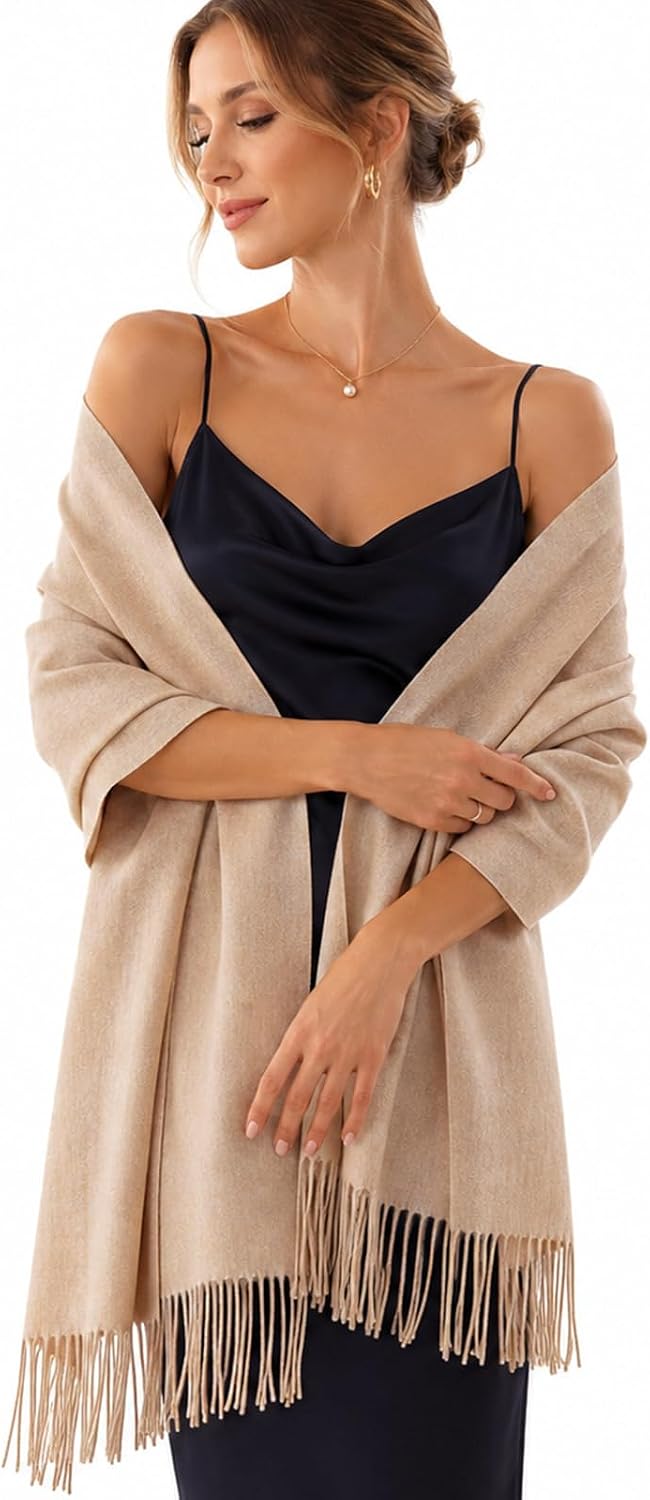 Winter Scarfs for Women Pashmina Shawls Wraps for Evening Dresses Large Warm Soft Scarves