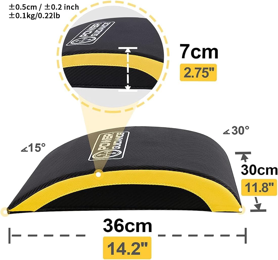 Ab Exercise Mat - Sit Up Pad - Abdominal & Core Trainer Mat for Full Range of Motion Ab Workouts