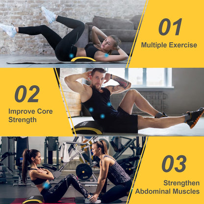 Ab Exercise Mat - Sit Up Pad - Abdominal & Core Trainer Mat for Full Range of Motion Ab Workouts