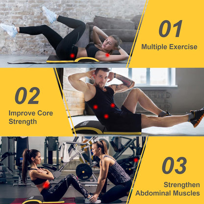 Ab Exercise Mat - Sit Up Pad - Abdominal & Core Trainer Mat for Full Range of Motion Ab Workouts