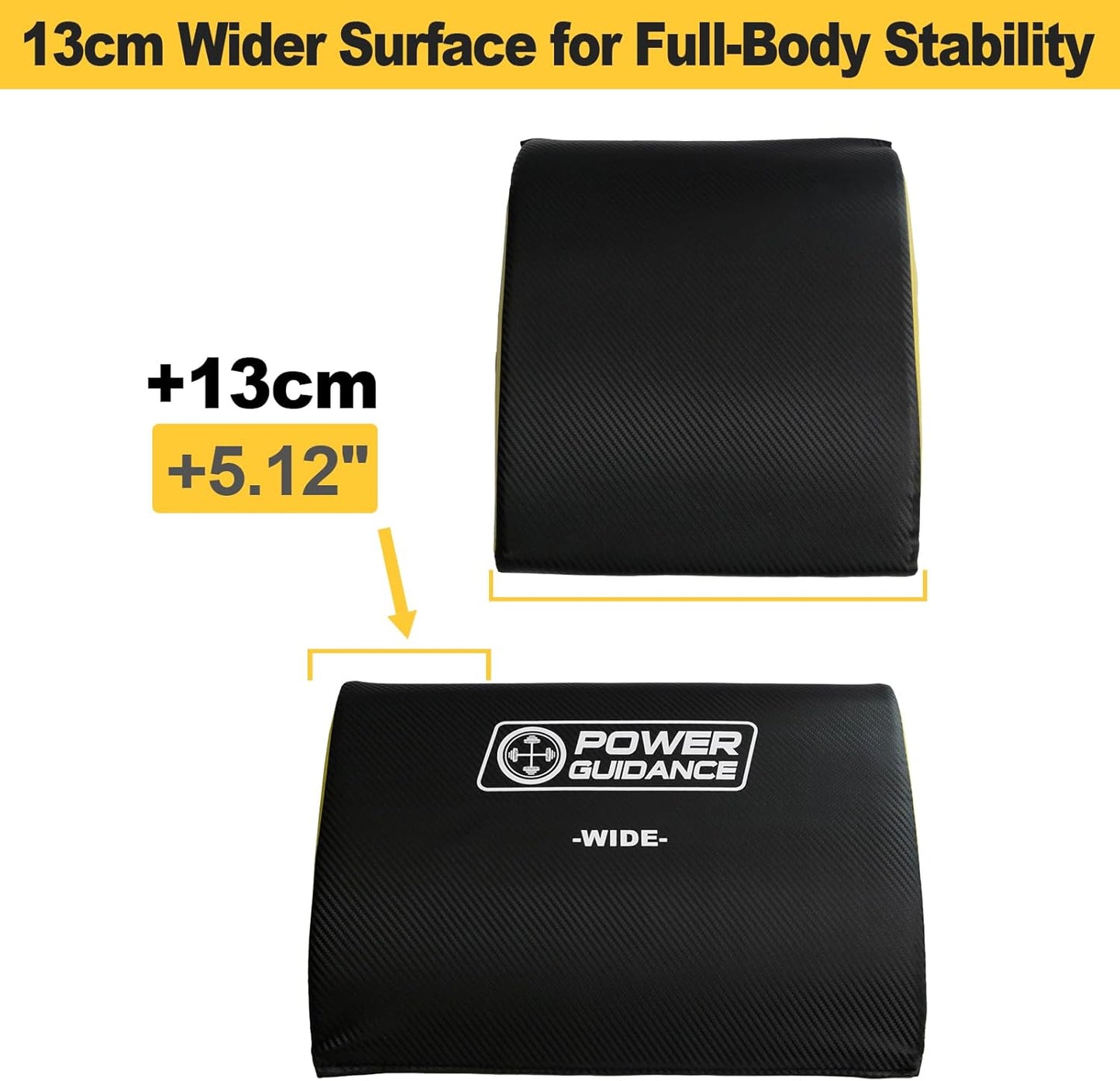 Ab Exercise Mat - Sit Up Pad - Abdominal & Core Trainer Mat for Full Range of Motion Ab Workouts