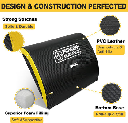 Ab Exercise Mat - Sit Up Pad - Abdominal & Core Trainer Mat for Full Range of Motion Ab Workouts