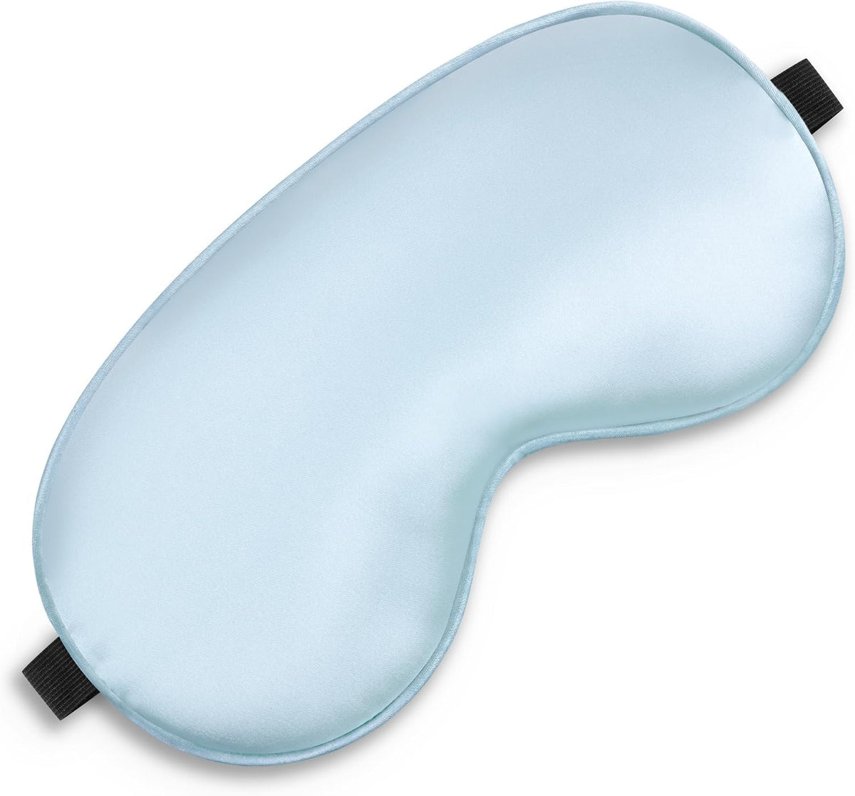 Silk Sleep Mask, Blackout Eye Mask for Sleeping with Adjustable Strap