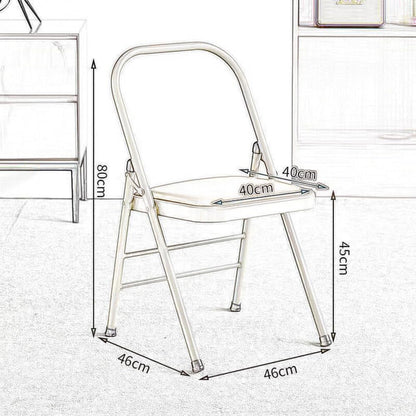 Iyengar Yoga Chair,Backless Yoga Chair,Yoga Auxiliary Foldable Chair Yoga Equipment Metal Folding Chair Balance Handstand Foldable Design,high Load-Bearing Capacity,Brown-41 * 41 * 83cm