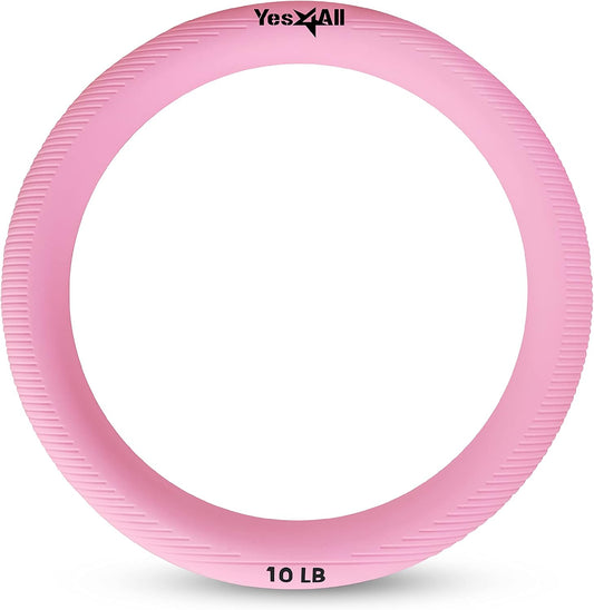 Power Ring 10lbs, Weight Ring, Weighted Circle, Kettlebell for Yoga Exercise, Aerobics, Home Fitness, Core Training