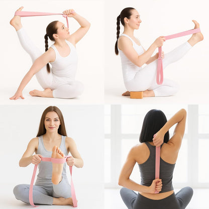 Pilates Ring Circle Set - Workout at Home Workout Equipment Women - Booty Bands Stretching Equipment Pilates Mini Exercise Ball for Legs Arms and Thighs