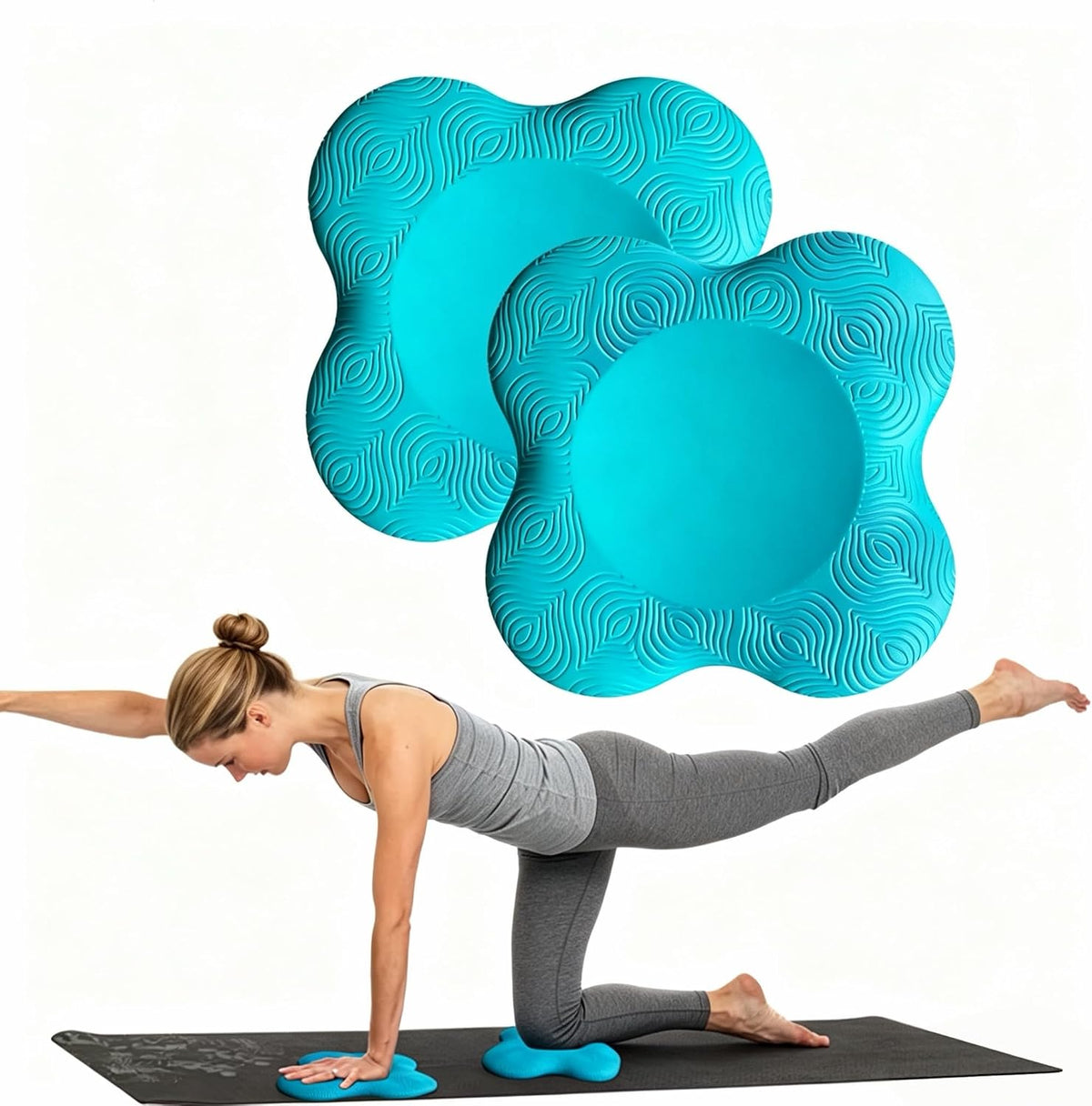 Yoga Knee Pad Cushion Extra Thick for Knees Elbows Wrist Hands Head Foam Yoga Pilates Work Out Kneeling pad