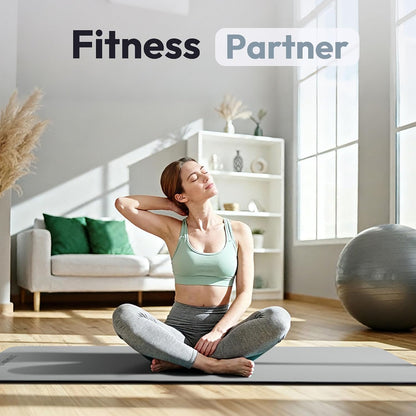 Non Slip Yoga Mat 72"x24" Exercise & Fitness Mat For Women and Men