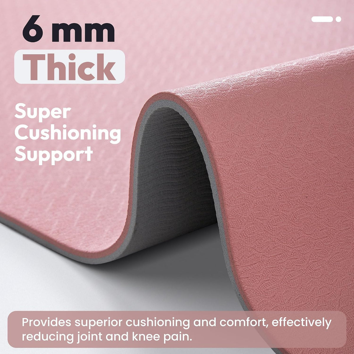 Non Slip Yoga Mat 72"x24" Exercise & Fitness Mat For Women and Men