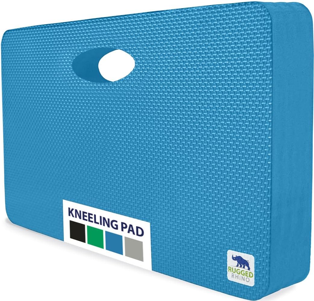 Extra Thick Foam Kneeling Pad for Gardening, Bright Blue