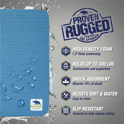Extra Thick Foam Kneeling Pad for Gardening, Bright Blue