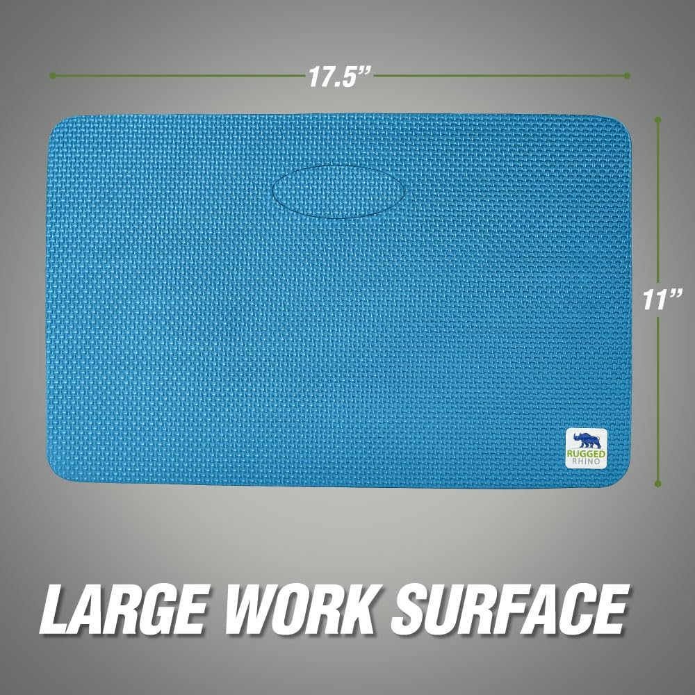 Extra Thick Foam Kneeling Pad for Gardening, Bright Blue