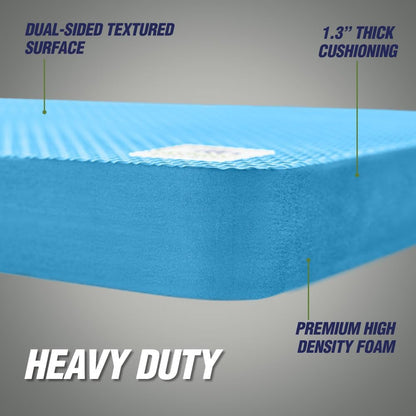 Extra Thick Foam Kneeling Pad for Gardening, Bright Blue