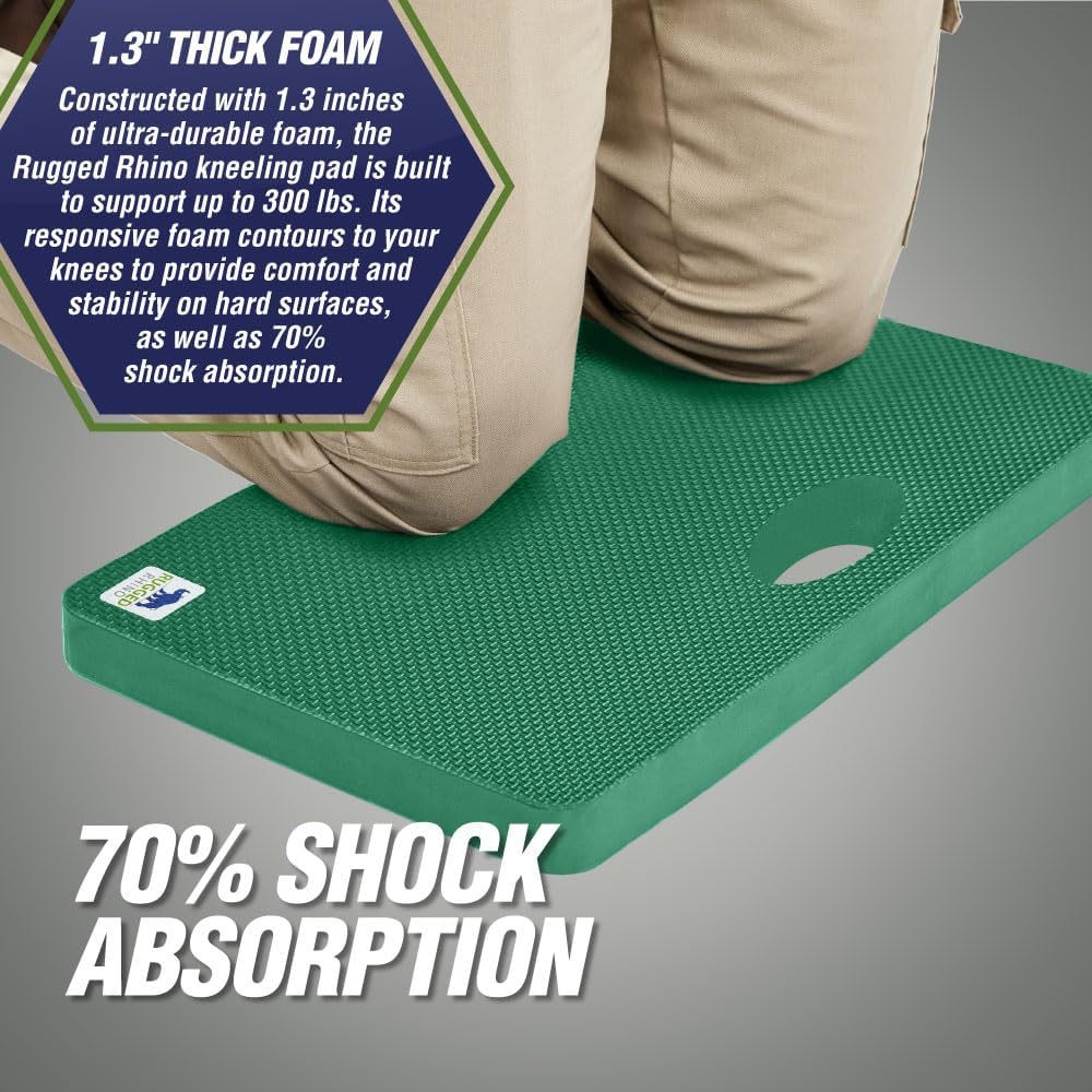 Extra Thick Foam Kneeling Pad for Gardening, Bright Blue