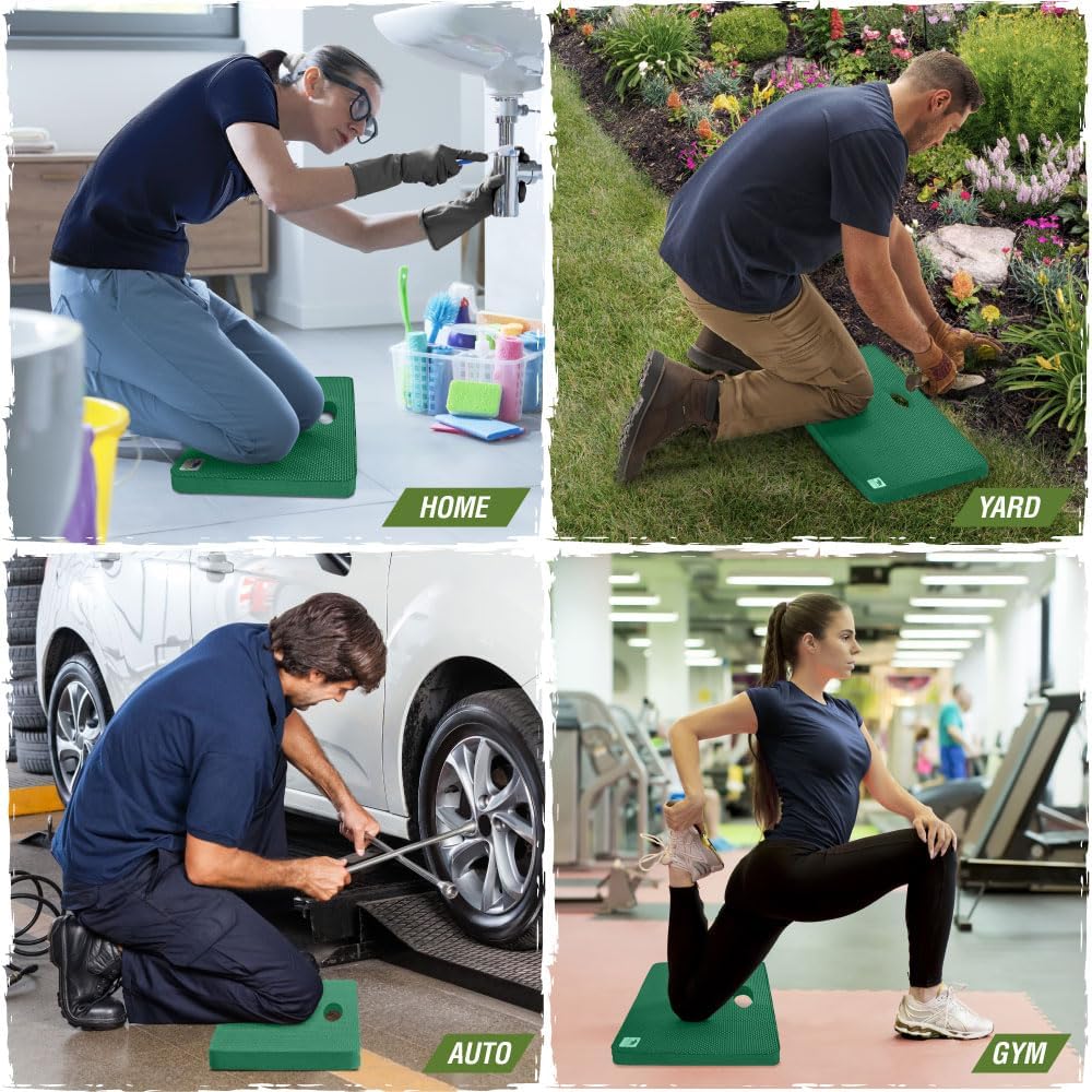 Extra Thick Foam Kneeling Pad for Gardening, Bright Blue