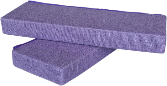 Yoga Bolster Yoga Shoulder Stand Pad for Poses Ergonomic Multipurpose Lightweight Cushion Rectangular Pillow, Linen Purple