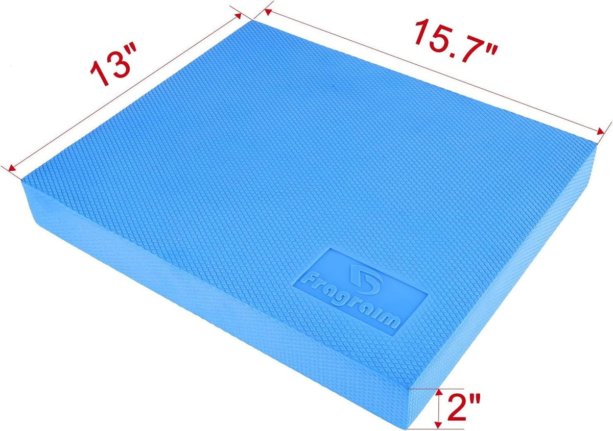 Balance Pad, Non-Slip Foam Mat & Ankles Knee Pad Cushion,15.7 x 13 x 2 Inch