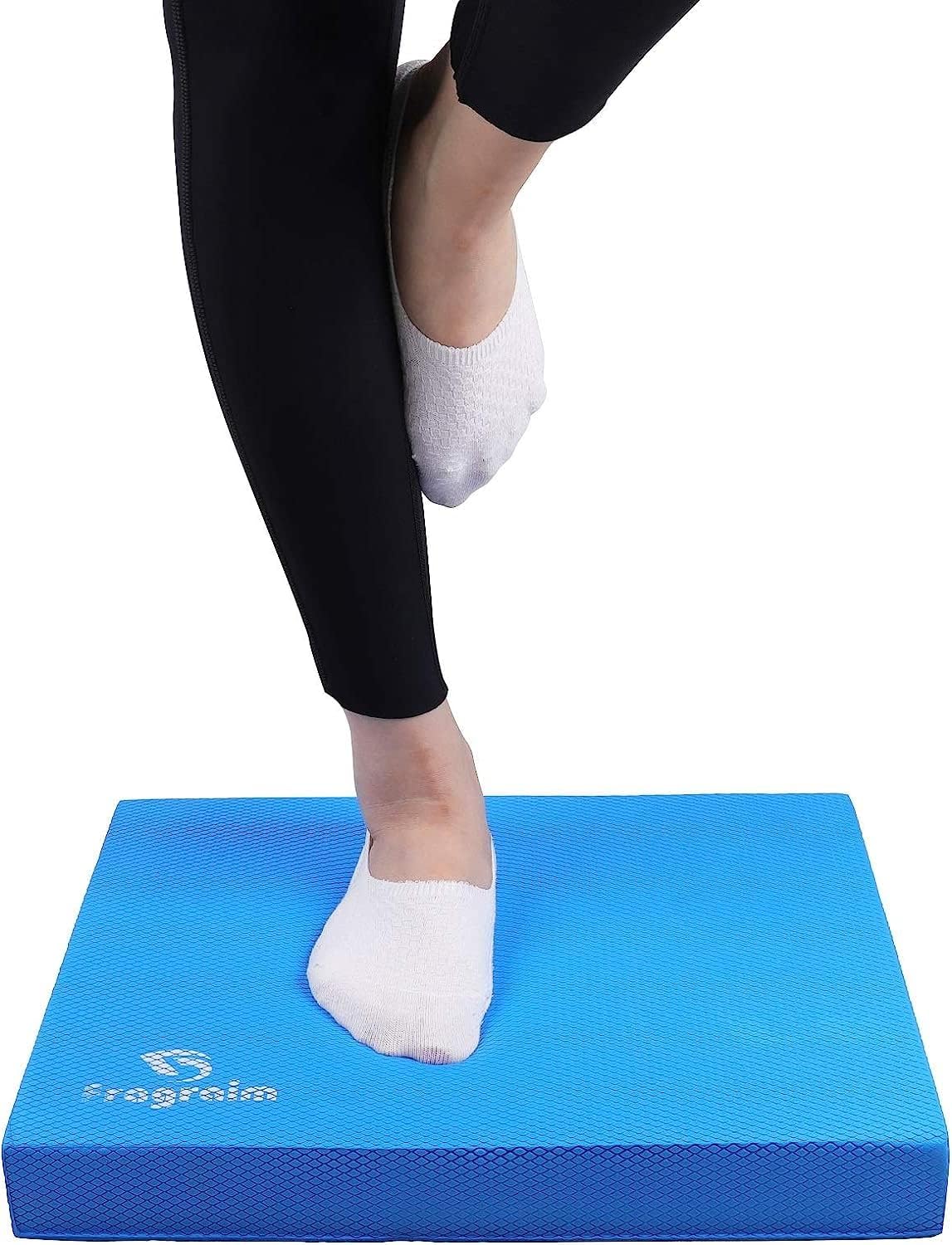 Balance Pad, Non-Slip Foam Mat & Ankles Knee Pad Cushion,15.7 x 13 x 2 Inch