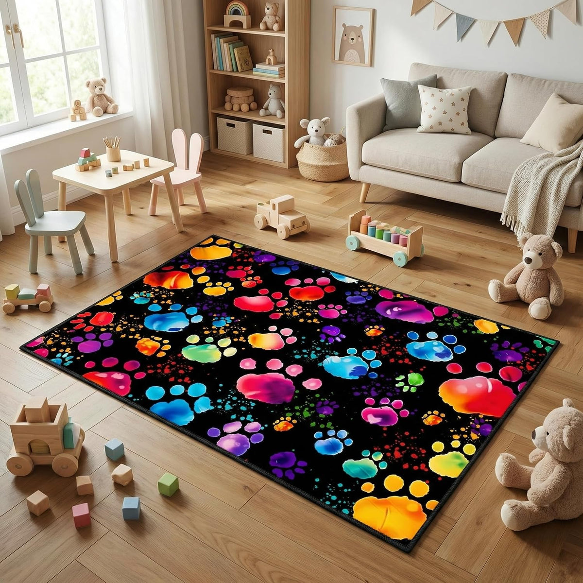 Video Game Rug - Gaming Themed Rug Gamepad Controller Area Rugs for Bedroom Gaming Carpet for Boys Game Carpet for Playrooms Bedroom Doormat Yoga Mats