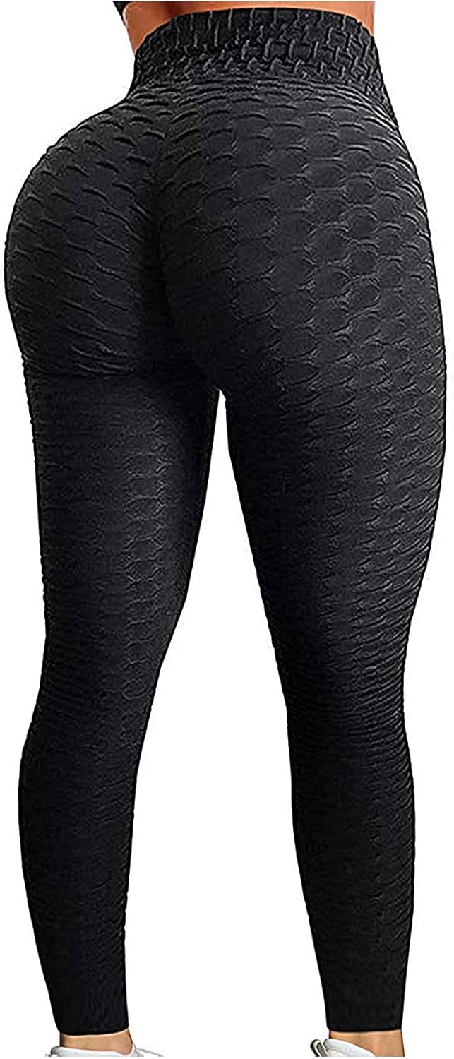 Butt Lifting Leggings for Women Tummy Control Workout Yoga Pants High Waisted Scrunch Booty Gym Tights