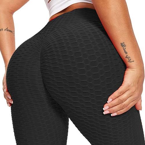 Butt Lifting Leggings for Women Tummy Control Workout Yoga Pants High Waisted Scrunch Booty Gym Tights