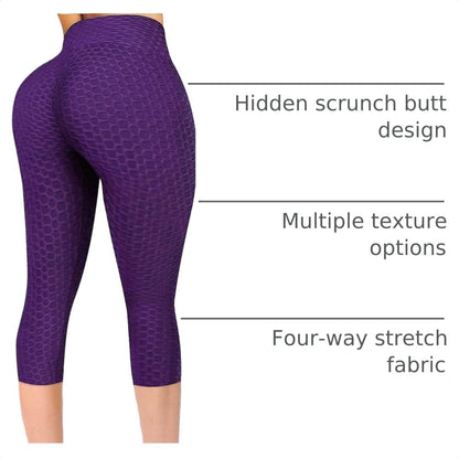 Butt Lifting Leggings for Women Tummy Control Workout Yoga Pants High Waisted Scrunch Booty Gym Tights