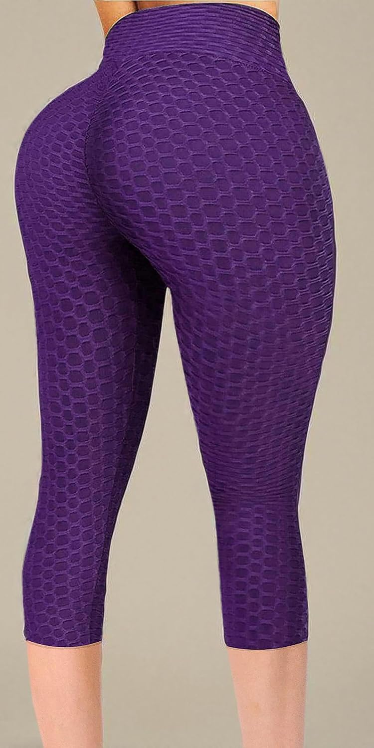 Butt Lifting Leggings for Women Tummy Control Workout Yoga Pants High Waisted Scrunch Booty Gym Tights