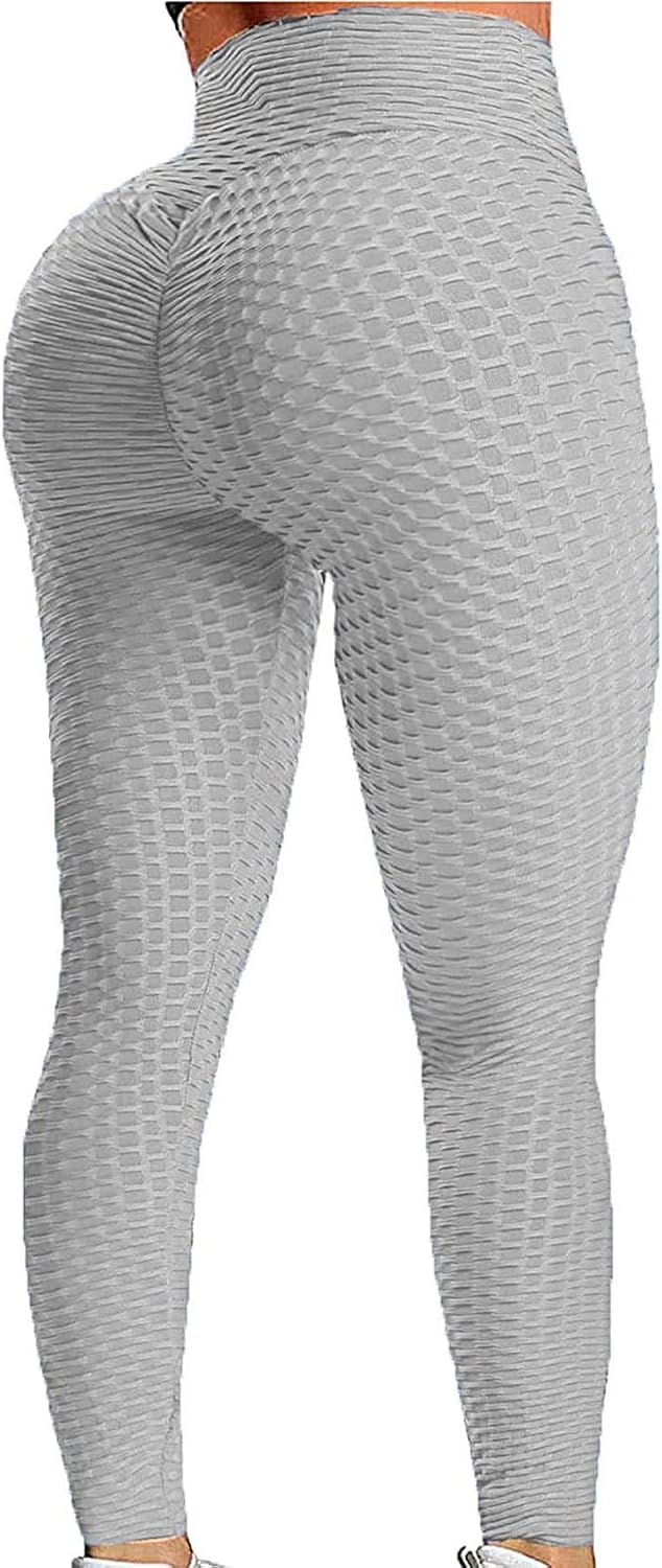 Butt Lifting Leggings for Women Tummy Control Workout Yoga Pants High Waisted Scrunch Booty Gym Tights