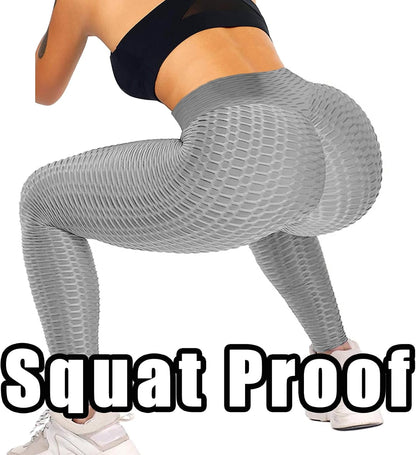Butt Lifting Leggings for Women Tummy Control Workout Yoga Pants High Waisted Scrunch Booty Gym Tights