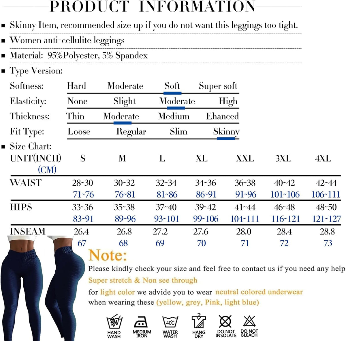 Butt Lifting Leggings for Women Tummy Control Workout Yoga Pants High Waisted Scrunch Booty Gym Tights