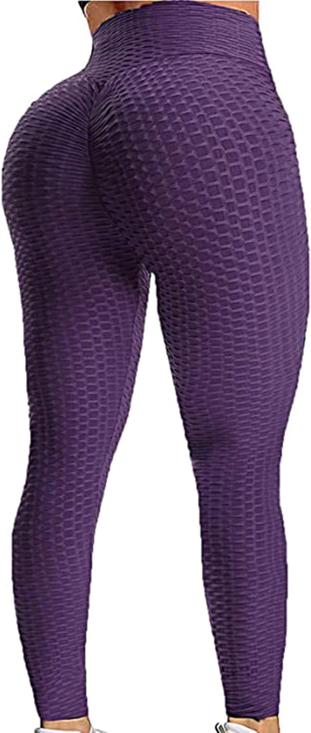 Butt Lifting Leggings for Women Tummy Control Workout Yoga Pants High Waisted Scrunch Booty Gym Tights
