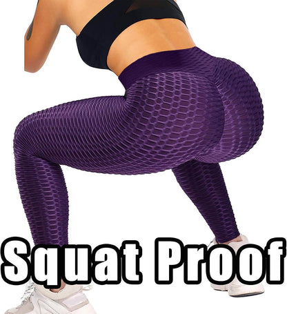 Butt Lifting Leggings for Women Tummy Control Workout Yoga Pants High Waisted Scrunch Booty Gym Tights