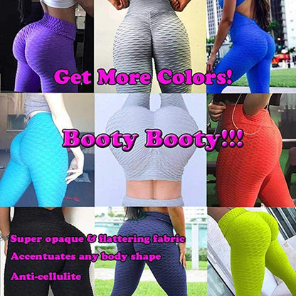Butt Lifting Leggings for Women Tummy Control Workout Yoga Pants High Waisted Scrunch Booty Gym Tights