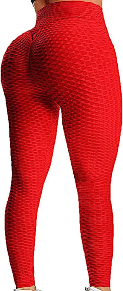 Butt Lifting Leggings for Women Tummy Control Workout Yoga Pants High Waisted Scrunch Booty Gym Tights