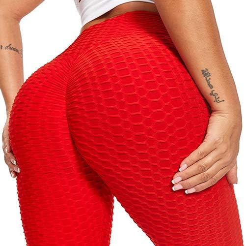 Butt Lifting Leggings for Women Tummy Control Workout Yoga Pants High Waisted Scrunch Booty Gym Tights