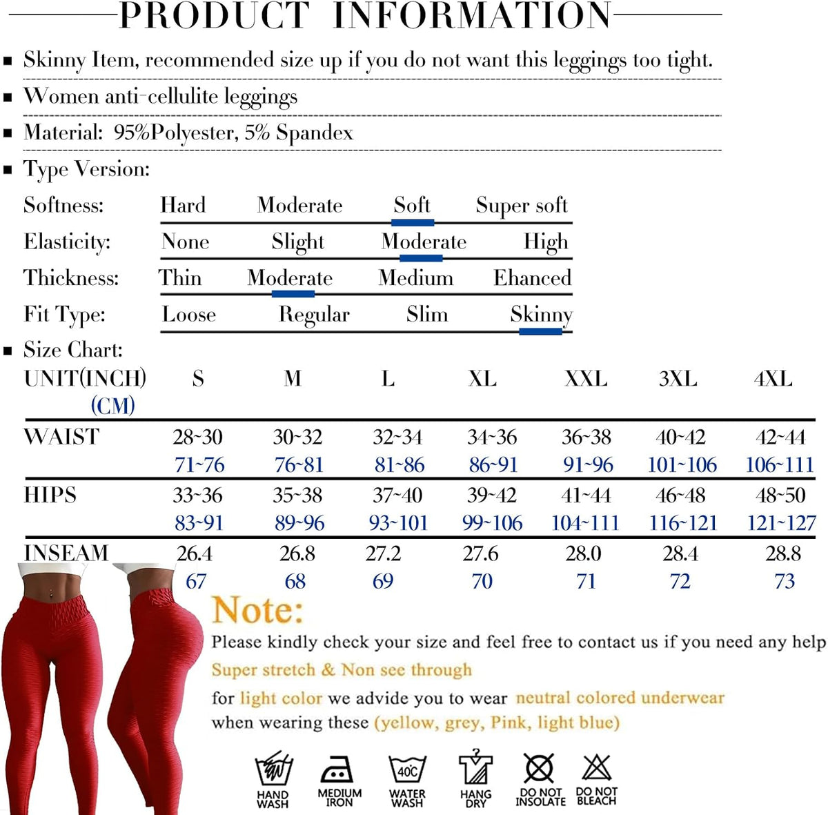 Butt Lifting Leggings for Women Tummy Control Workout Yoga Pants High Waisted Scrunch Booty Gym Tights