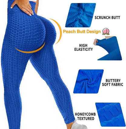 Butt Lifting Leggings for Women Tummy Control Workout Yoga Pants High Waisted Scrunch Booty Gym Tights