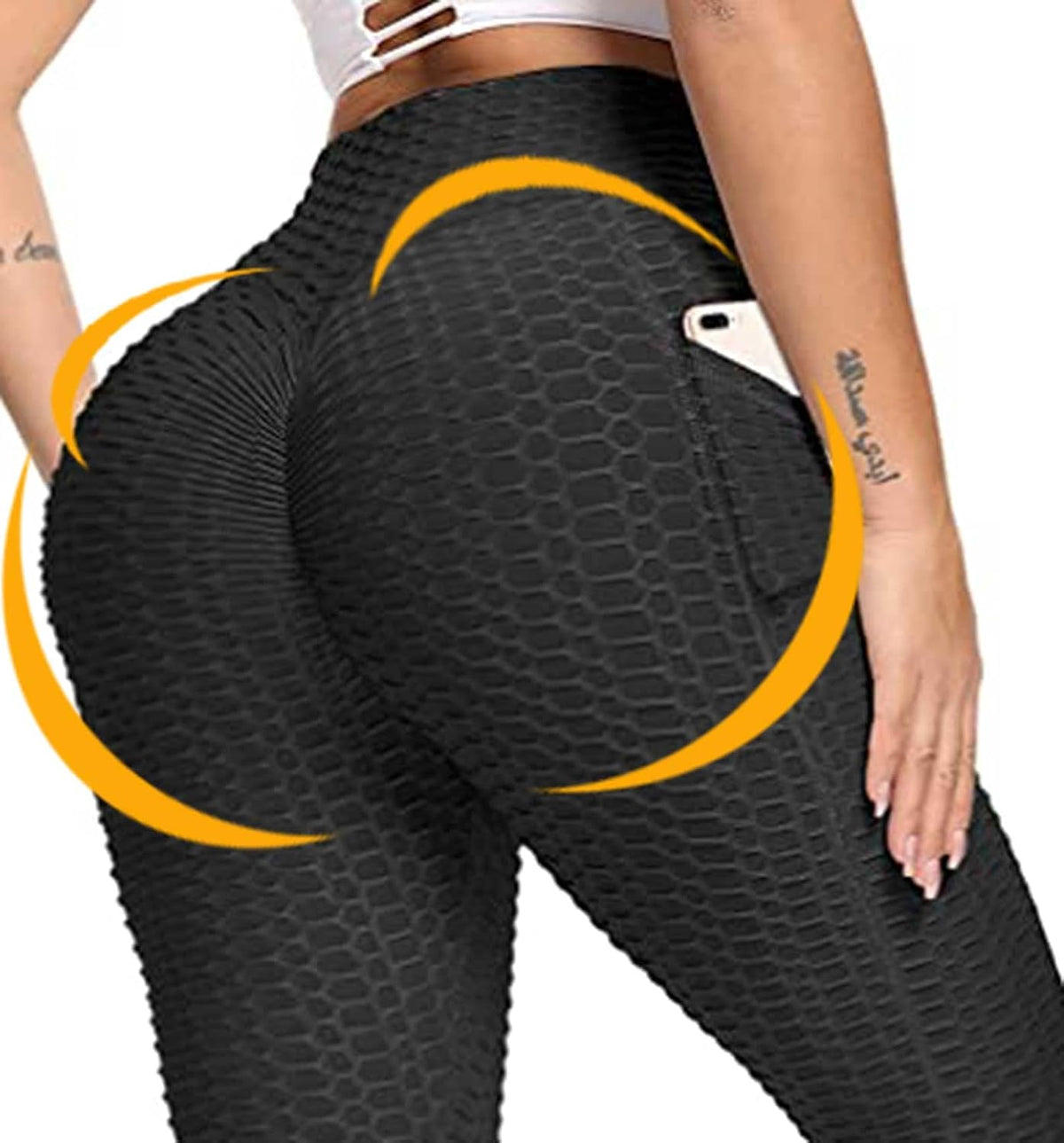 Butt Lifting Leggings for Women Tummy Control Workout Yoga Pants High Waisted Scrunch Booty Gym Tights