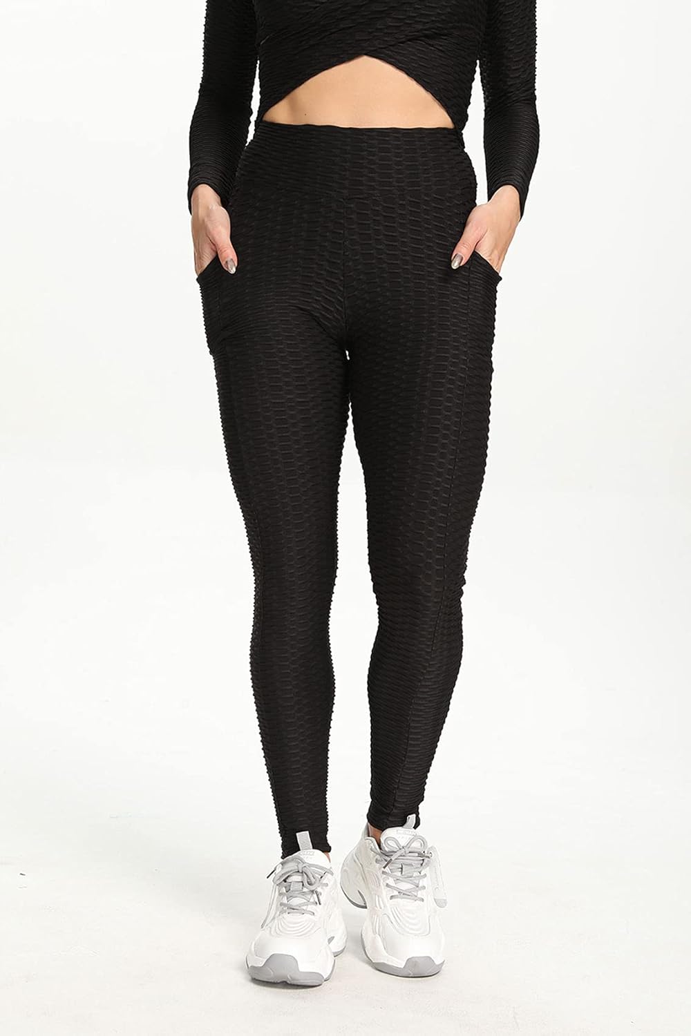 Butt Lifting Leggings for Women Tummy Control Workout Yoga Pants High Waisted Scrunch Booty Gym Tights