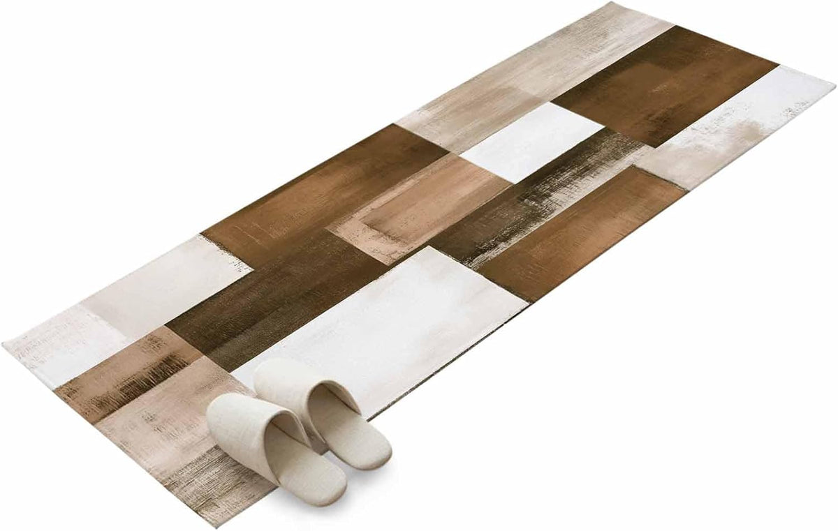 Orange Round Area Rug for Living Room 6 ft Abstract Modern Contemporary Rug Carpet Floor Mat Yoga Mat for Boys Girls Playroom Home Decor 6 ft